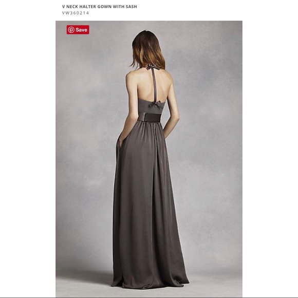 vera wang biscotti bridesmaid dress - Picture 2 of 2